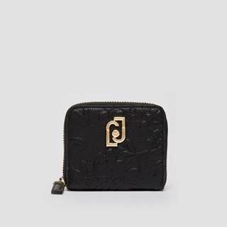 Čierna dámska vzorovaná malá peňaženka Liu Jo