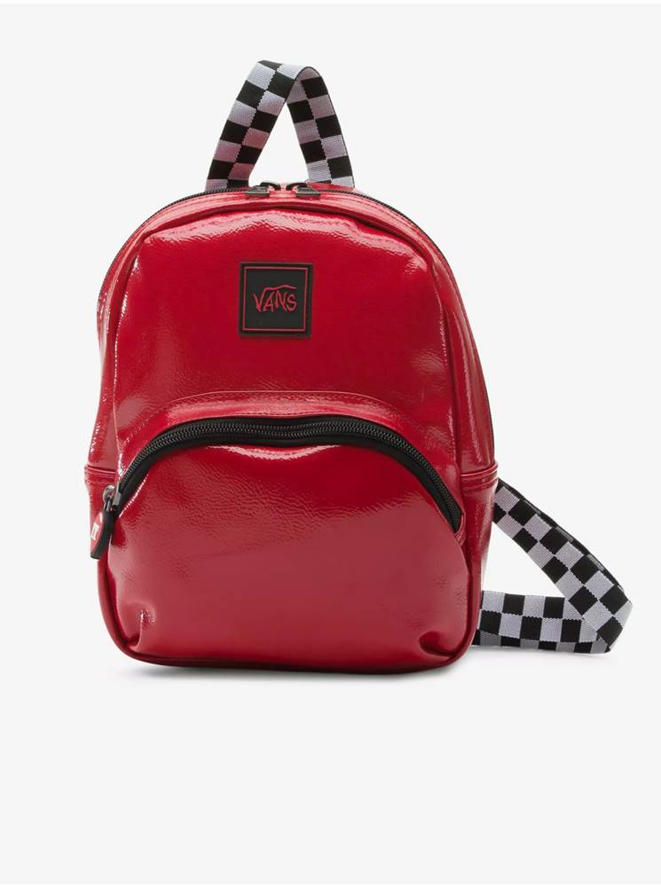 Vans Čierno-červený dámsky vzorovaný malý batoh VANS WM Vans X IT Backpack (Terror) It