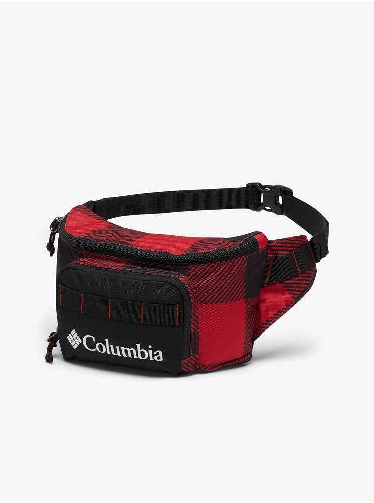Columbia Čierno-červená kockovaná ľadvinka Columbia Zigzag™ Hip Pack