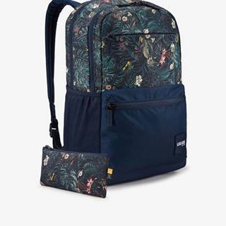 Tmavomodrý batoh s kvetovaným vzorom Case Logic