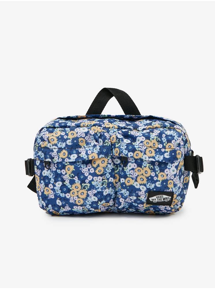 Vans Modrá dámska kvetovaná malá taška VANS Steppin Up