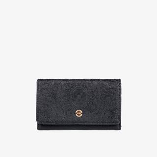 Čierna dámska vzorovaná veľká peňaženka Roxy