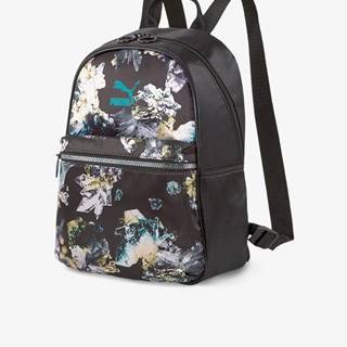 Čierny dámsky vzorovaný batoh Puma Prime Time Backpack