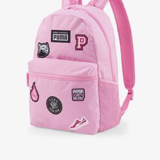 Ružový dámsky batoh s nášivkami Puma Patch