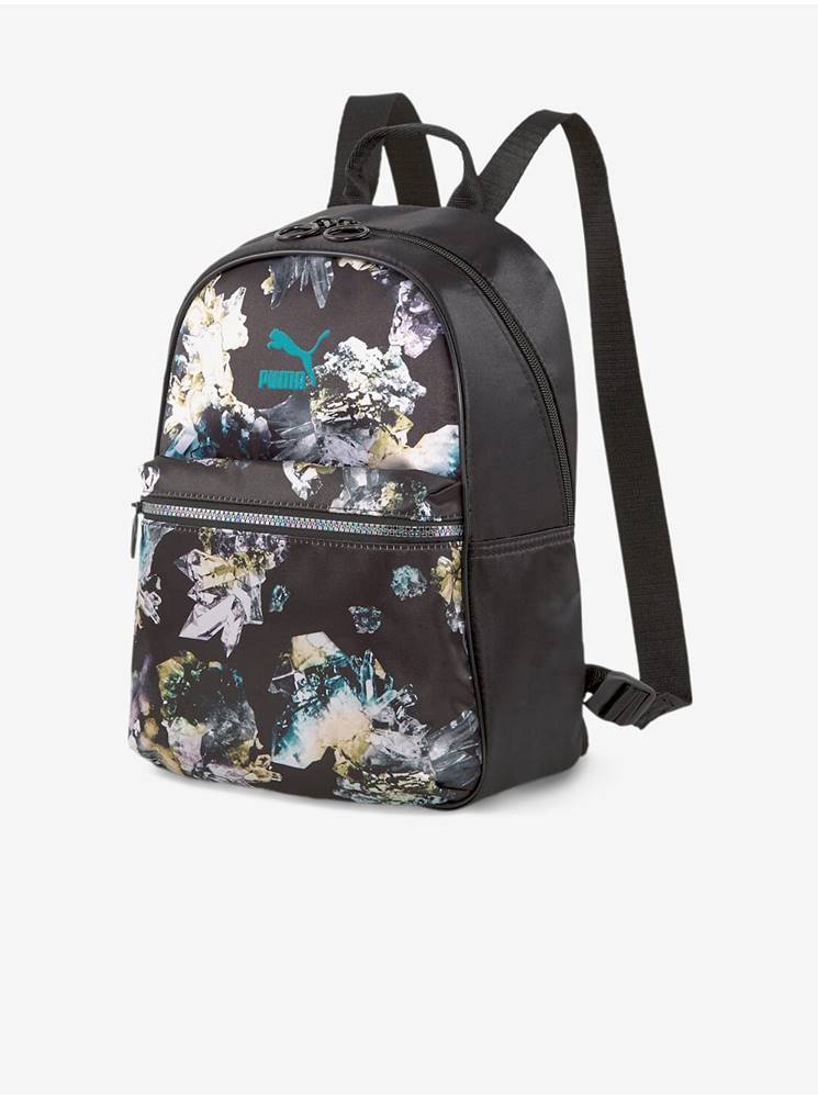 Puma Čierny dámsky vzorovaný batoh Puma Prime Time Backpack