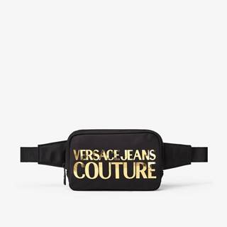 Čierna pánska ľadvinka s nápisom Versace Jeans Couture