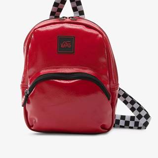 Čierno-červený dámsky vzorovaný malý batoh  WM Vans X IT Backpack (Terror) It