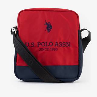 Modro-červená pánska taška cez rameno