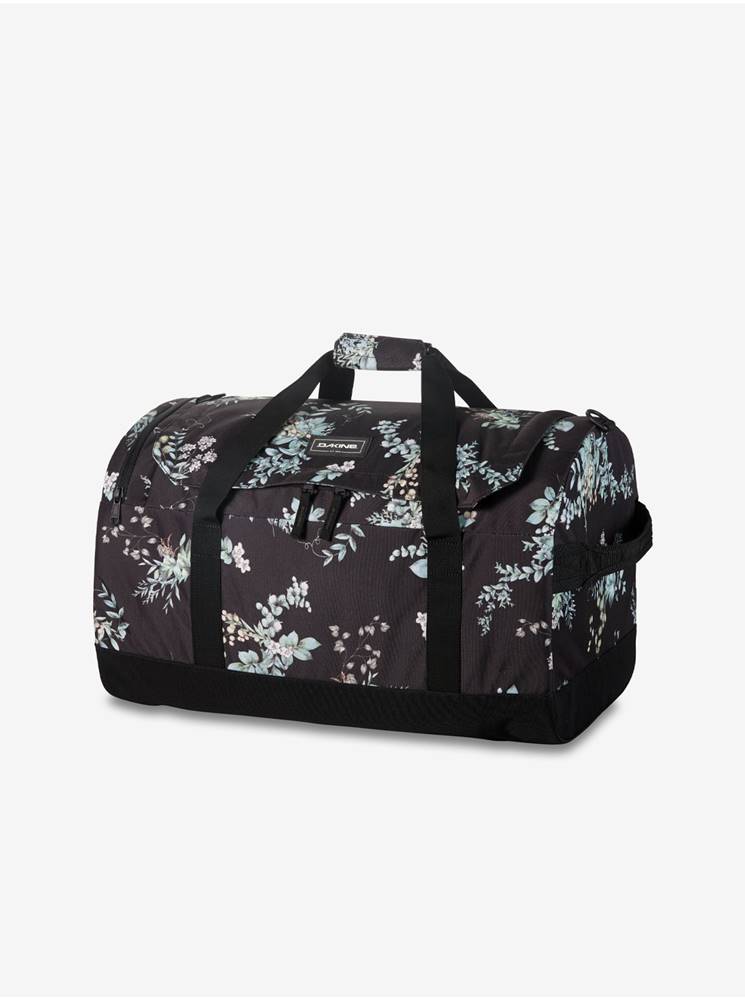 Dakine Čierna dámska kvetovaná cestovná taška  Duffle