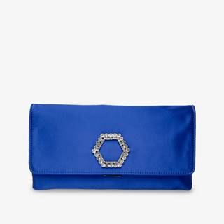 Modrá saténová malá kabelka  Bluxxe