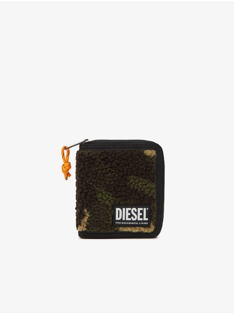 Diesel Peňaženky pre mužov  - zelená, hnedá