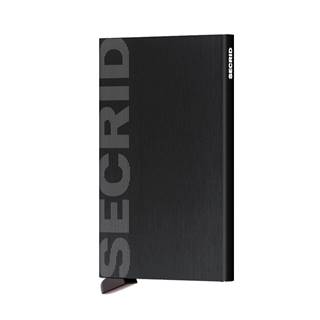 Secrid Cardprotector Laser Logo Brushed Black