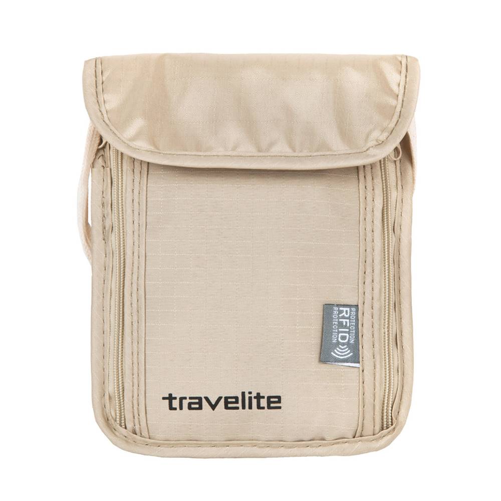 Travelite Travelite Neck pouch RFID Beige