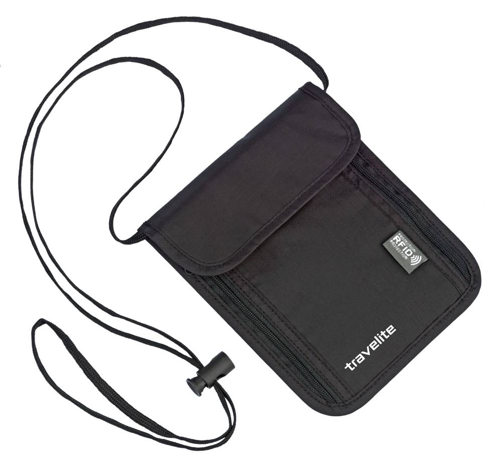 Travelite Travelite Neck pouch RFID Black